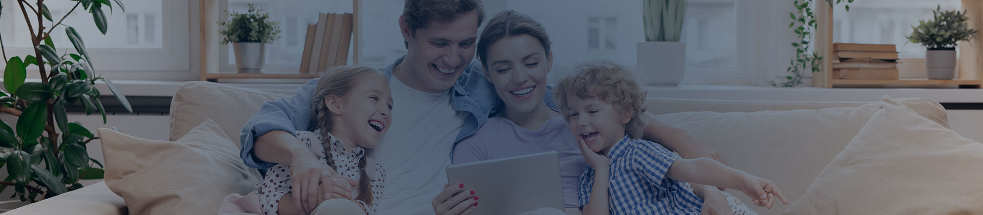 Parents spending time with their child